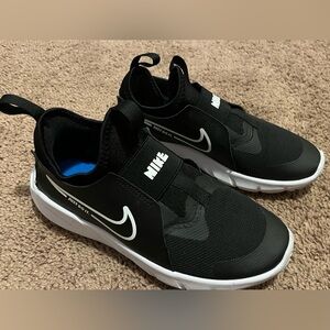 Nike Kid’s Black and White Slip-On Sneakers